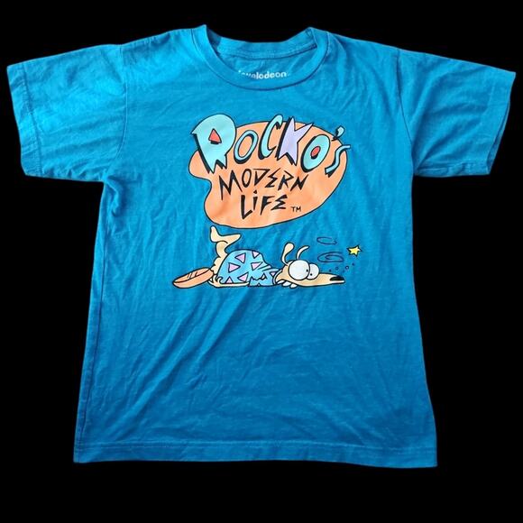 Retro Nickelodeon Rocko's Modern Life T-shirt SZ Small - Picture 1 of 2